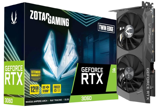 RTX 3060 con 12 GB como referencia de memoria